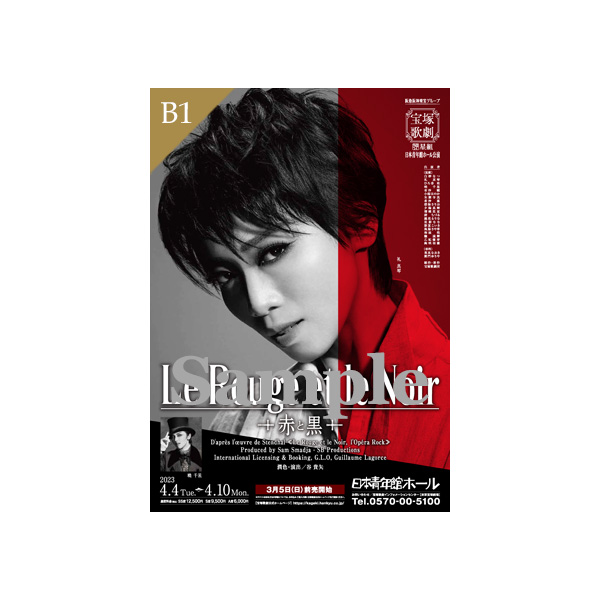 B1ポスター／星組 日本青年館ホール公演『Le Rouge et le Noir～赤と黒 