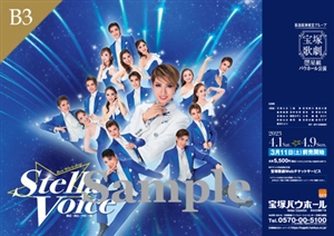 B3ポスター／星組 宝塚バウホール公演『Stella Voice』