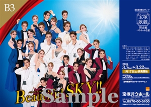 B3ポスター/宙組 宝塚バウホール公演『Beautiful SKY !!』
