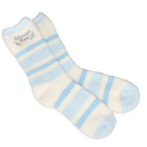 ふわふわ靴下【ブルー】