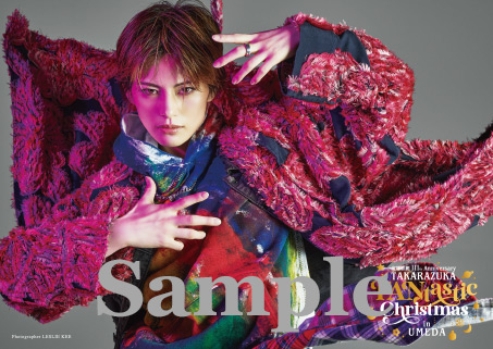 『TAKARAZUKA FANtastic Christmas in UMEDA』クリアポスター by LESLIE KEE／朝美絢