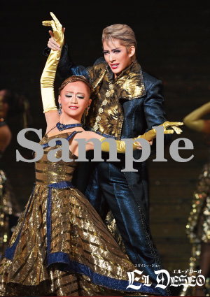 クリアポスター（永久輝せあ・星空美咲）／花組『蒼月抄』『EL DESEO』