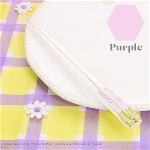 クリアお箸【パープル】／ディズニー