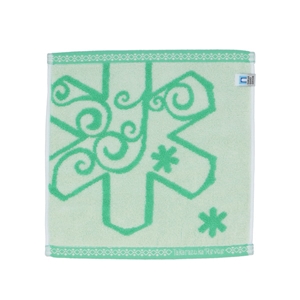 サマルカンダリアコットン タオルハンカチ【Snow】