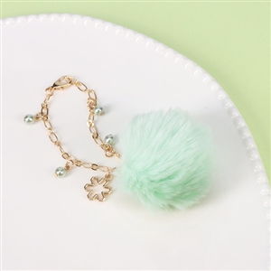 ファーバッグチャーム【Snow】