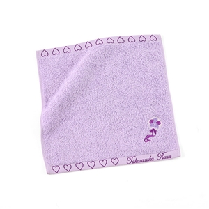 ハンドタオル シャンシャン【パープル】／ホットマン