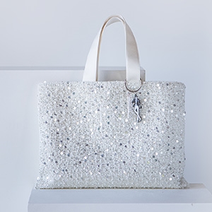 トートバッグ【ホワイト】／Charmantsac