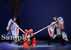 明日海 仙名 鳳月 舞台写真／花組博多座公演『あかねさす紫の花』『Sante!!』