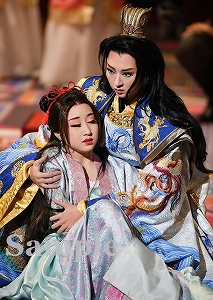 凪七・音 舞台写真／花組ドラマシティ公演『蘭陵王（らんりょうおう）－美しすぎる武将－』