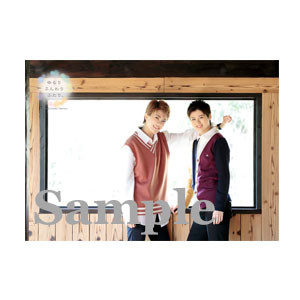 CS番組「ゆるりふんわりふたり。」2L3枚組ブロマイド／英かおと・諏訪さき