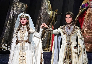 礼・舞空 舞台写真／星組大劇場公演『ディミトリ～曙光に散る、紫の花～』『JAGUAR BEAT―ジャガービート―』