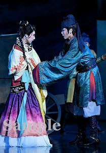 七城・羽音 舞台写真／月組新人公演『応天の門』