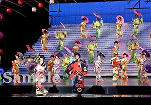 天城　他 舞台写真／花組新人公演『鴛鴦歌合戦』