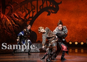 芹香・桜木・悠真 舞台写真／宙組東京建物 Brillia HALL公演『Xcalibur エクスカリバー』