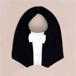 ベビースタイ【黒燕尾】