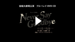 NEVER SAY GOODBYE』(2022年）: ブルーレイ・DVD・CD - 宝塚